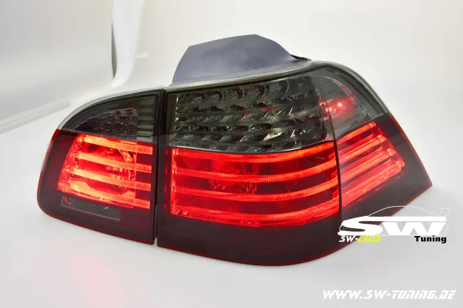 SW-Celi LED taillights suitable for 5Series BMW E61 Touring 04-10 red/smoke also LCI