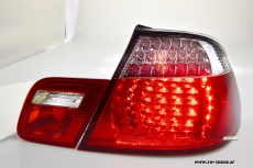 SW-Light LED Rckleuchten fr 3er BMW E46 Cabrio 00-05 red/crystal 4teilig