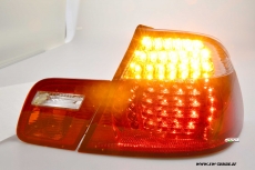 SW-Light LED Rckleuchten fr 3er BMW E46 Cabrio 00-05 red/crystal 4teilig
