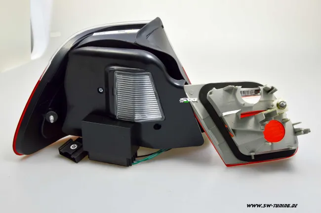 SW-Light LED Rückleuchten für 3er BMW E46 Cabrio 00-05 red/crystal 4teilig
