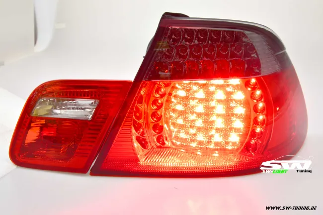 SW-Light LED taillights 3Series BMW E46 Cabrio/Convertable 00-05 red/smoke 4parts