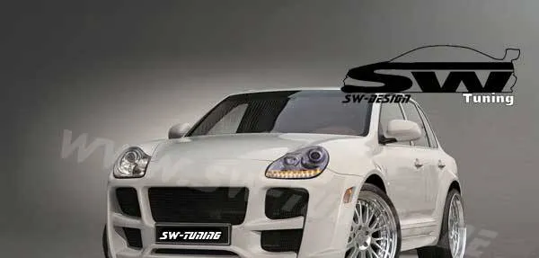 SW-Light Xenon headlights suitable for Porsche Cayenne I 955 9PA 02-07 LED positionlight chrome