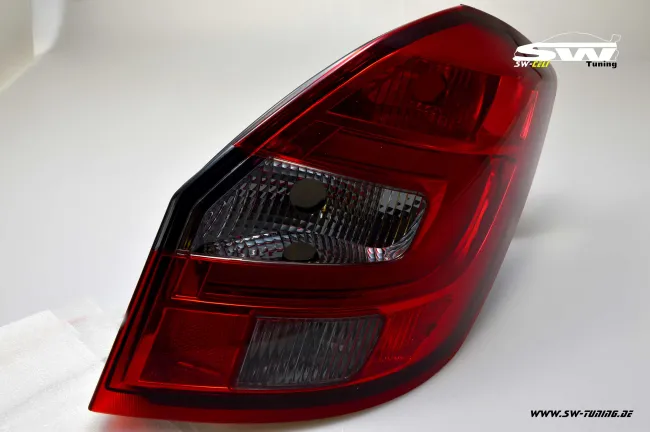 SWCelis LED Rückleuchten Skoda Fabia II 5j 5Türer 07-15 red/smoke Lightbar