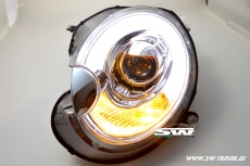 SW-LTube Scheinwerfer fr Mini R56/57/55/58/59 06-10 LED Lighttube chrom