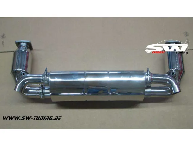 SW-Exhaust Sportendschalldämpfer Edelstahl für Porsche 911 997 Turbo-II Facelift 10-14