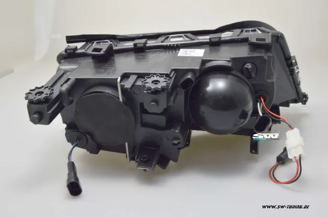 Angel Eye Scheinwerfer BMW 3er E46 Limo LCI 01-05 High LED Standlichtringe chrom