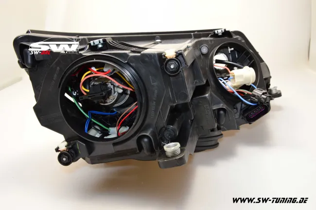 SWDRL Scheinwerfer für VW Tiguan 5N GP 11-15 Facelift LED Standlicht + TFL(Birne) black