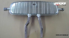 SW Exhaust Stainless steel muffler for Porsche Cayenne S Type 955 9PA 02-07