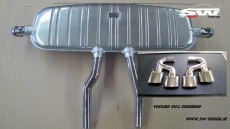 SW Exhaust Stainless steel muffler for Porsche Cayenne S Type 955 9PA 02-07