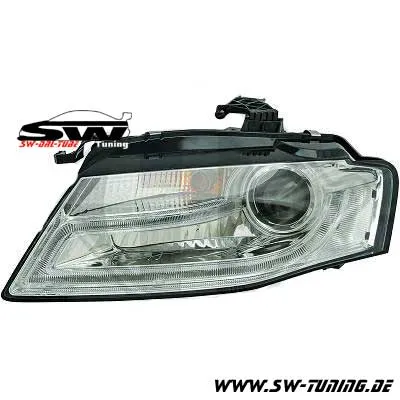 SWDRL headlights AUDI A4 Type B8 08-11 LED-DRL R87 chrome