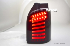 SW-Celi LED Rckleuchten passend fr VW T5 Typ 7H 7E 03-15 Lightbar Black/smoke