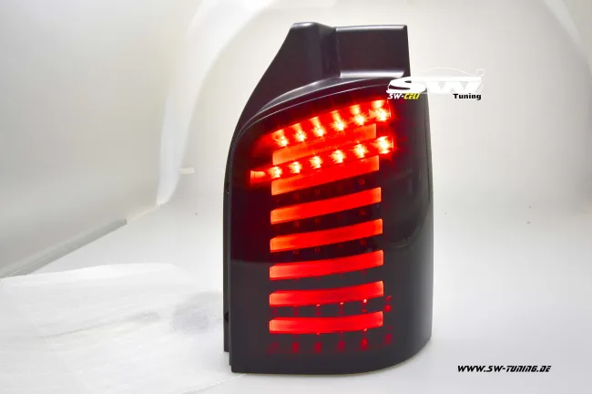 SW-Celi LED taillights suitable for VW T5 Type 7H 7E 03-15 Black/smoke Lightbar