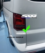 SW-Celi LED Rckleuchten passend fr VW T5 Typ 7H 7E 03-15 Lightbar Black/smoke