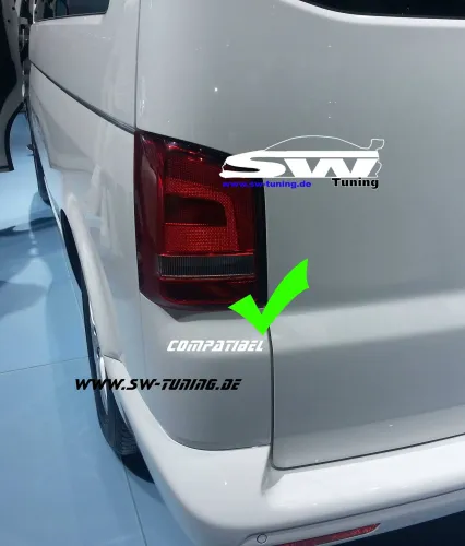 SW-Celi LED taillights suitable for VW T5 Type 7H 7E 03-15 Black/smoke Lightbar