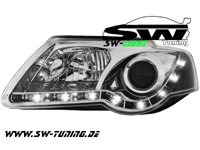SW-Light Scheinwerfer VW Passat 3C 05-10 LED Positionslicht chrome