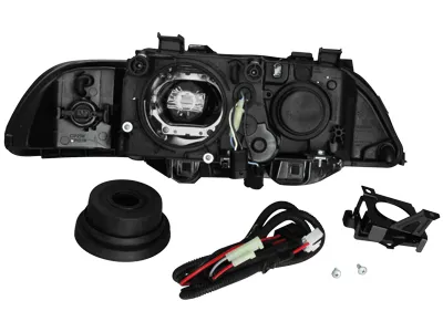HID Xenon Angel Eye Scheinwerfer 5er BMW E39 95-00 black Standlichtringe