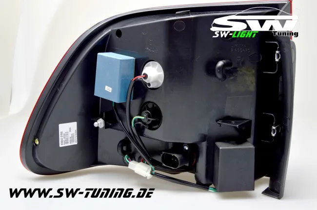 SW LED taillights suitable for Porsche Cayenne Typ 9PA/1 955 03-07 red/smoke