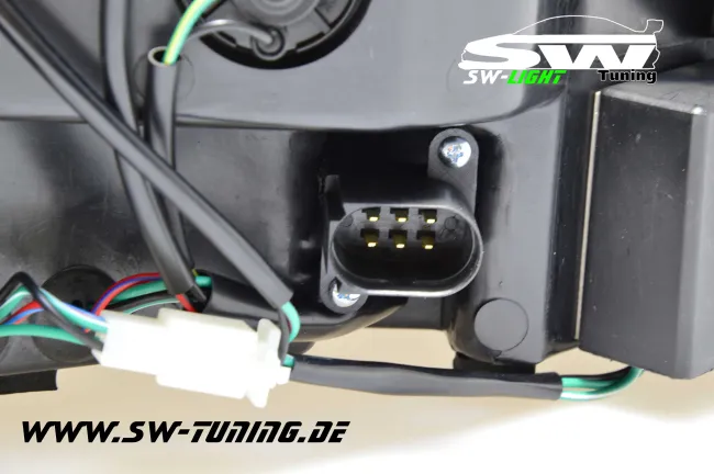 SW LED taillights suitable for Porsche Cayenne Typ 9PA/1 955 03-07 red/smoke