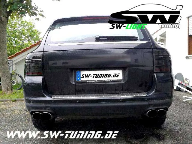 SW LED taillights suitable for Porsche Cayenne I 9PA/1 955 03-07 smoke