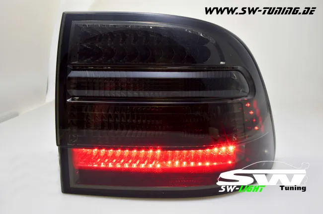 SW LED taillights suitable for Porsche Cayenne I 9PA/1 955 03-07 smoke