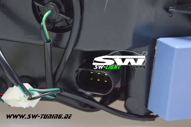 SW LED taillights suitable for Porsche Cayenne I 9PA/1 955 03-07 smoke