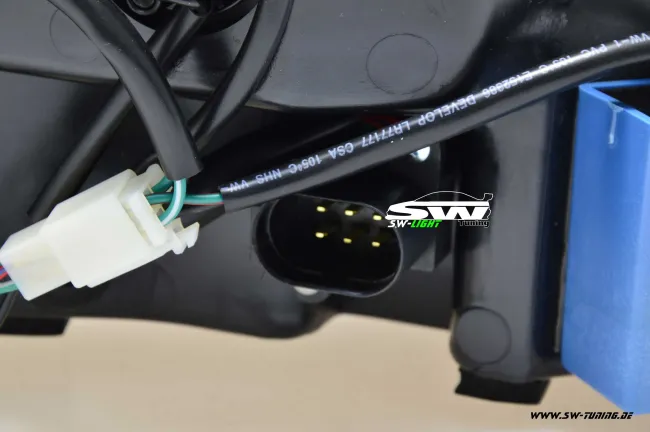 SW LED taillights suitable for Porsche Cayenne I Type 9PA/1 955 03-07 red/crystal