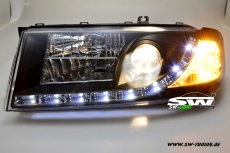 SW-Light Scheinwerfer Skoda Octavia I 1U 00-04 LED Standlicht Black
