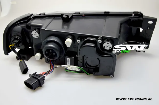 SW-Light headlights Skoda Octavia I 00-04 LED positionslight black