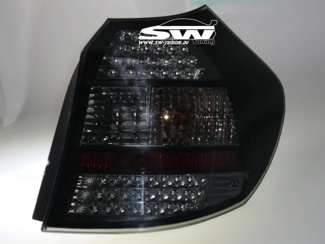 taillights BMW 1er E87 04-07 LED black