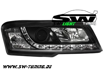 SW-Light Scheinwerfer Fiat Stilo 01-08 LED TFL-Optik black