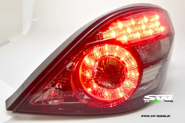 SW-Light LED taillights for Peugeot 207 cc 2007-2009 smoke
