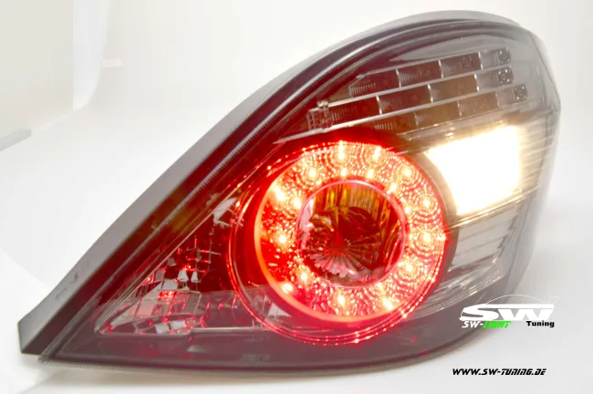 SW-Light LED taillights for Peugeot 207 cc 2007-2009 smoke