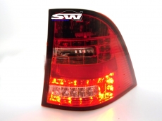 SW-Light LED Rckleuchten fr Mercedes Benz W163 M-Klasse LED Blinker red/cry