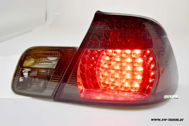 SW-Light LED taillights for 3er BMW E46 Cabrio/Convertable 00-07 smoke 4parts