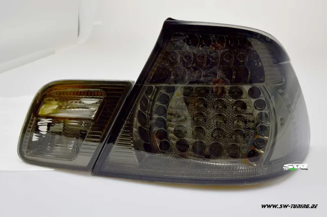 SW-Light LED taillights for 3er BMW E46 Cabrio/Convertable 00-07 smoke 4parts