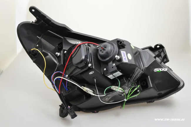 SW-Light headligt Opel Astra H LED-positionslight black 04-09