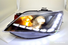 SW-Light headlights Seat Ibiza 6J FACELIFT 13-15 LED positionlight black