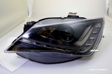 SW-Light headlights Seat Ibiza 6J FACELIFT 13-15 LED positionlight black