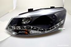 SW-Light headlights VW Polo 6R 10-13 LED positionslight black