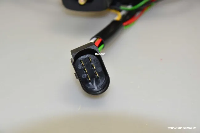 SWCELIS LED Rückleuchten für Seat Ibiza 6J 3Türer 08-14 Lightbar black Clear