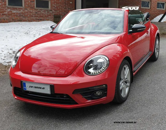 SW-DRL Scheinwerfer passend für VW Beetle 5C 12-18 LED Tagfahrlicht black