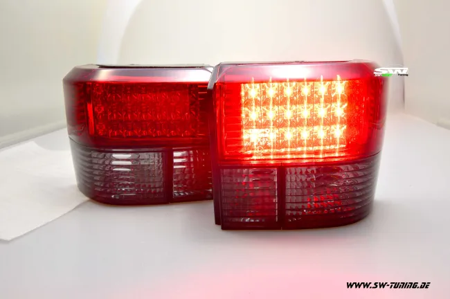 SW-Light LED Rückleuchten passend für VW T4 90-03 red smoke