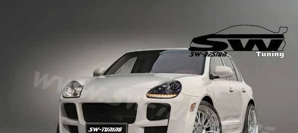 SW-Light Xenon Scheinwerfer passend für Porsche Cayenne I 955 9PA 02-07 LED Standlicht black