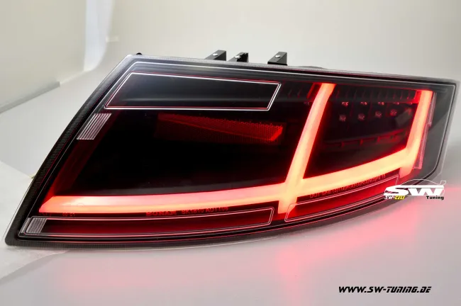 SW-Celi LED Rückleuchten passend für Audi TT Typ 8J black/clear 2006-2014