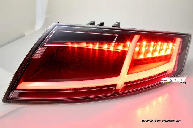 SW-Celi LED Rückleuchten passend für Audi TT Typ 8J black/clear 2006-2014