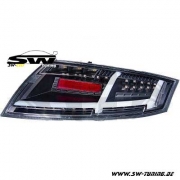 SW-Celi LED Rckleuchten passend fr Audi TT Typ 8J black/clear 2006-2014
