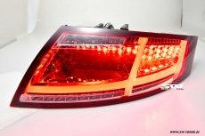 SW-Celi LED Rckleuchten passend fr Audi TT Typ 8J red/clear 2006-2014