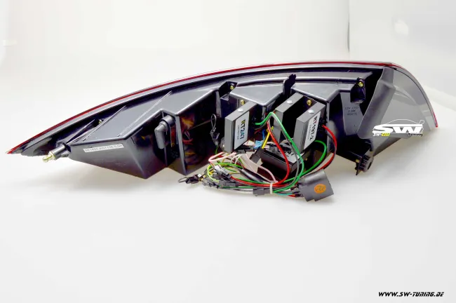 SW-Celi LED Rückleuchten passend für Audi TT Typ 8J red/clear 2006-2014