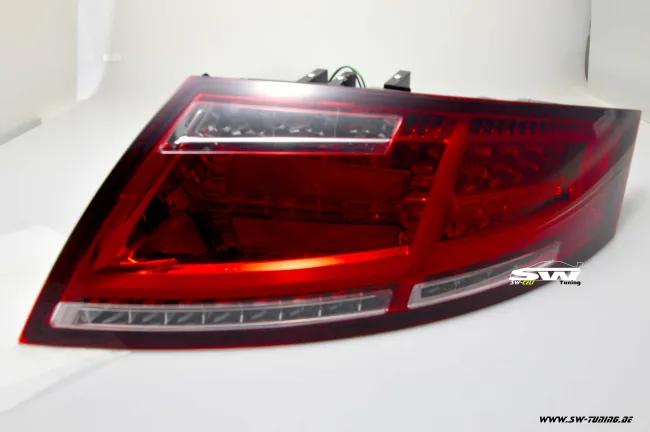 SW-Celi LED Rückleuchten passend für Audi TT Typ 8J red/clear 2006-2014