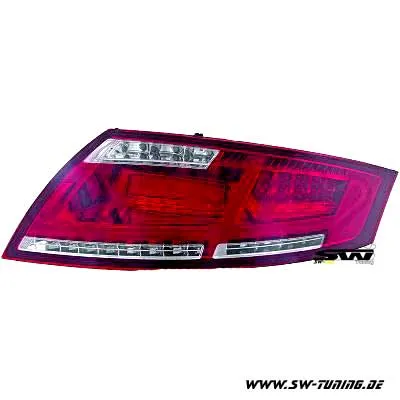 SW-Celi LED Rückleuchten passend für Audi TT Typ 8J red/clear 2006-2014